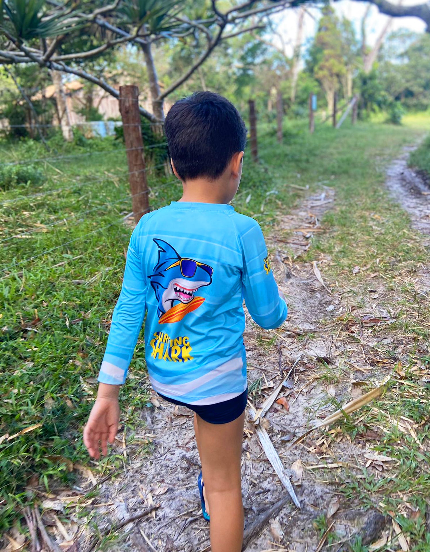 Camisa UV50+ Infantil com Proteção Solar Manga Longa