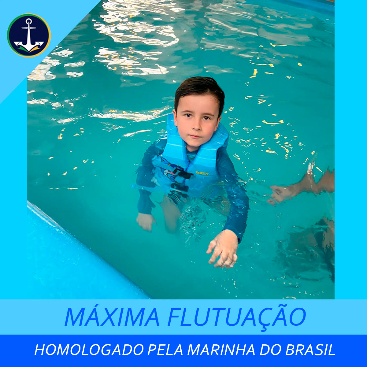 Colete Salva Vidas Infantil Homologado Nylon Fun