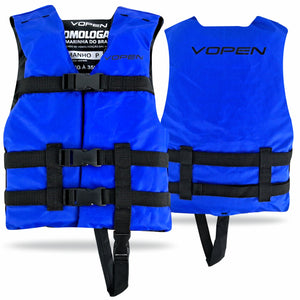 Colete Salva Vidas Infantil Homologado Nylon Colors