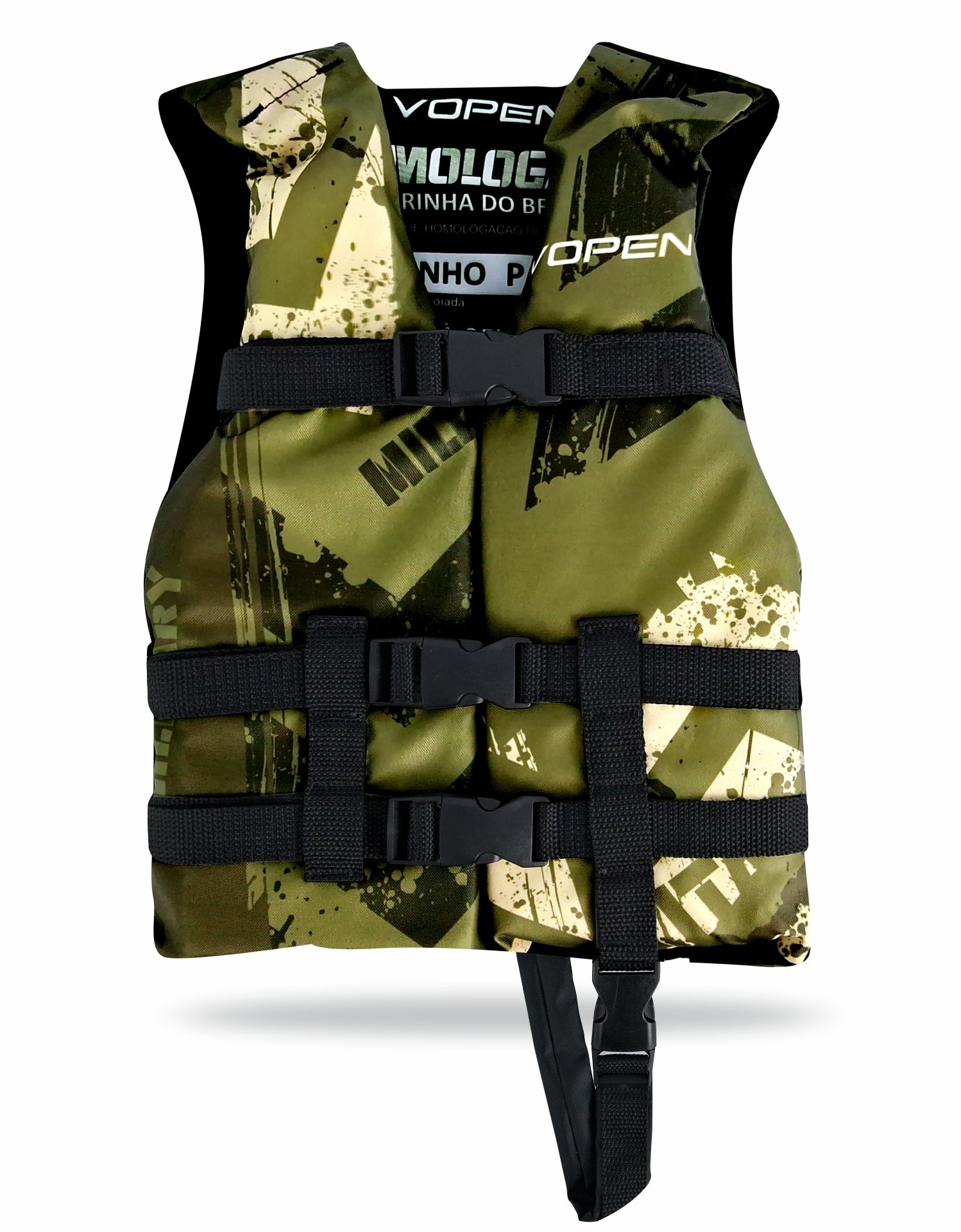 Colete Salva Vidas Infantil Homologado Nylon Fun