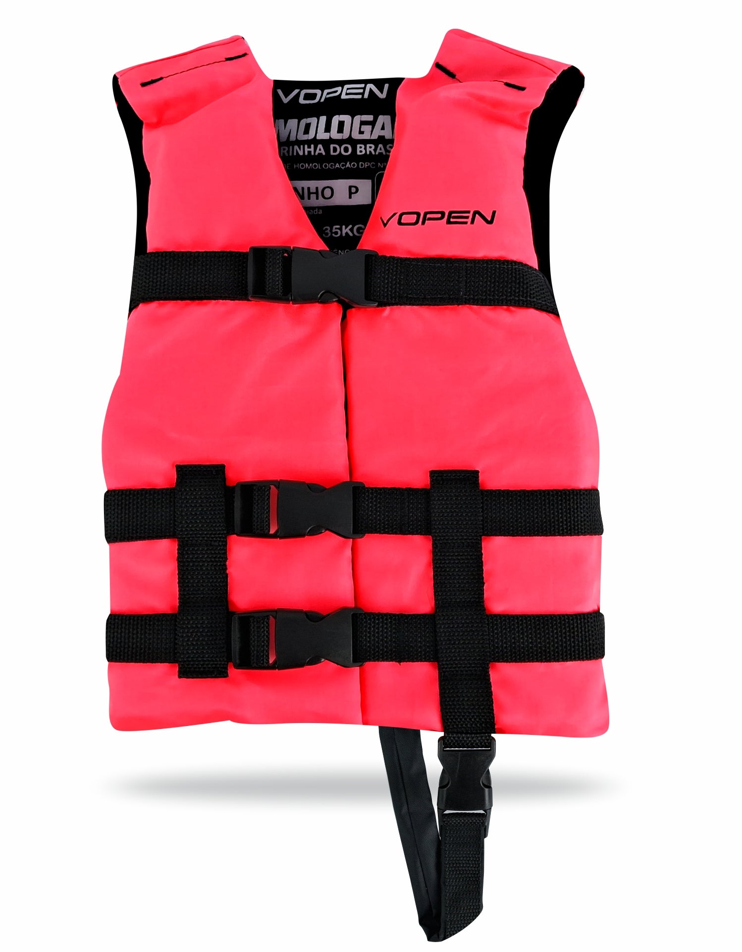 Colete Salva Vidas Infantil Homologado Nylon Colors