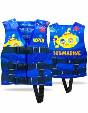 Colete Salva Vidas Infantil Homologado Nylon Fun