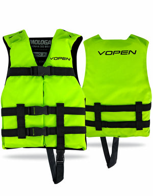 Colete Salva Vidas Infantil Homologado Nylon Colors