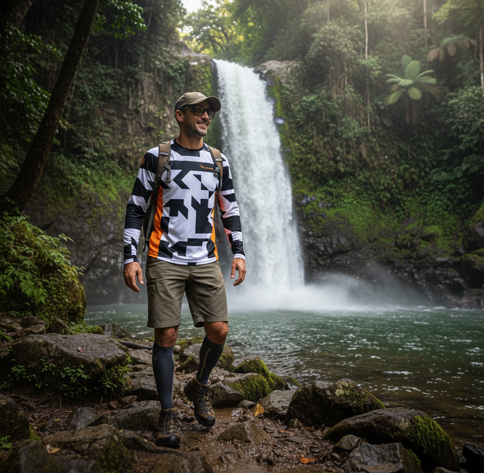 Camisa UV Masculina Aquatic