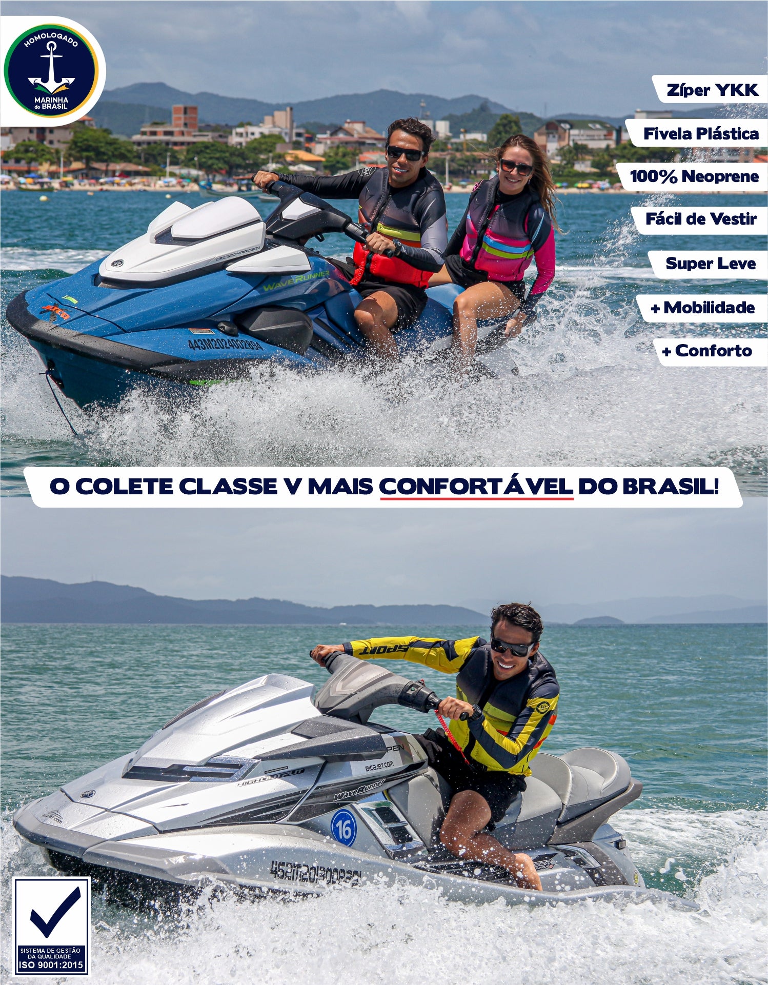 Colete Salva-Vidas Homologado Maximus Next