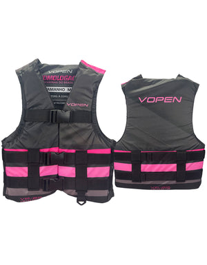 Colete salva vidas Nylon rosa