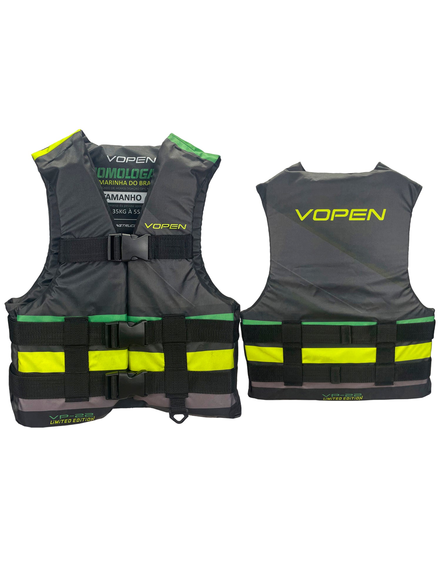 Colete salva vidas Nylon verde