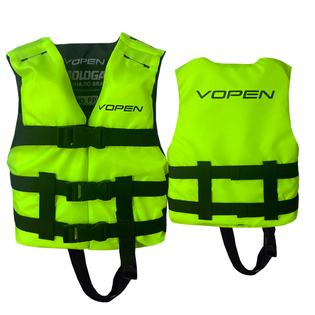 Colete Salva Vidas Infantil Homologado Nylon Colors