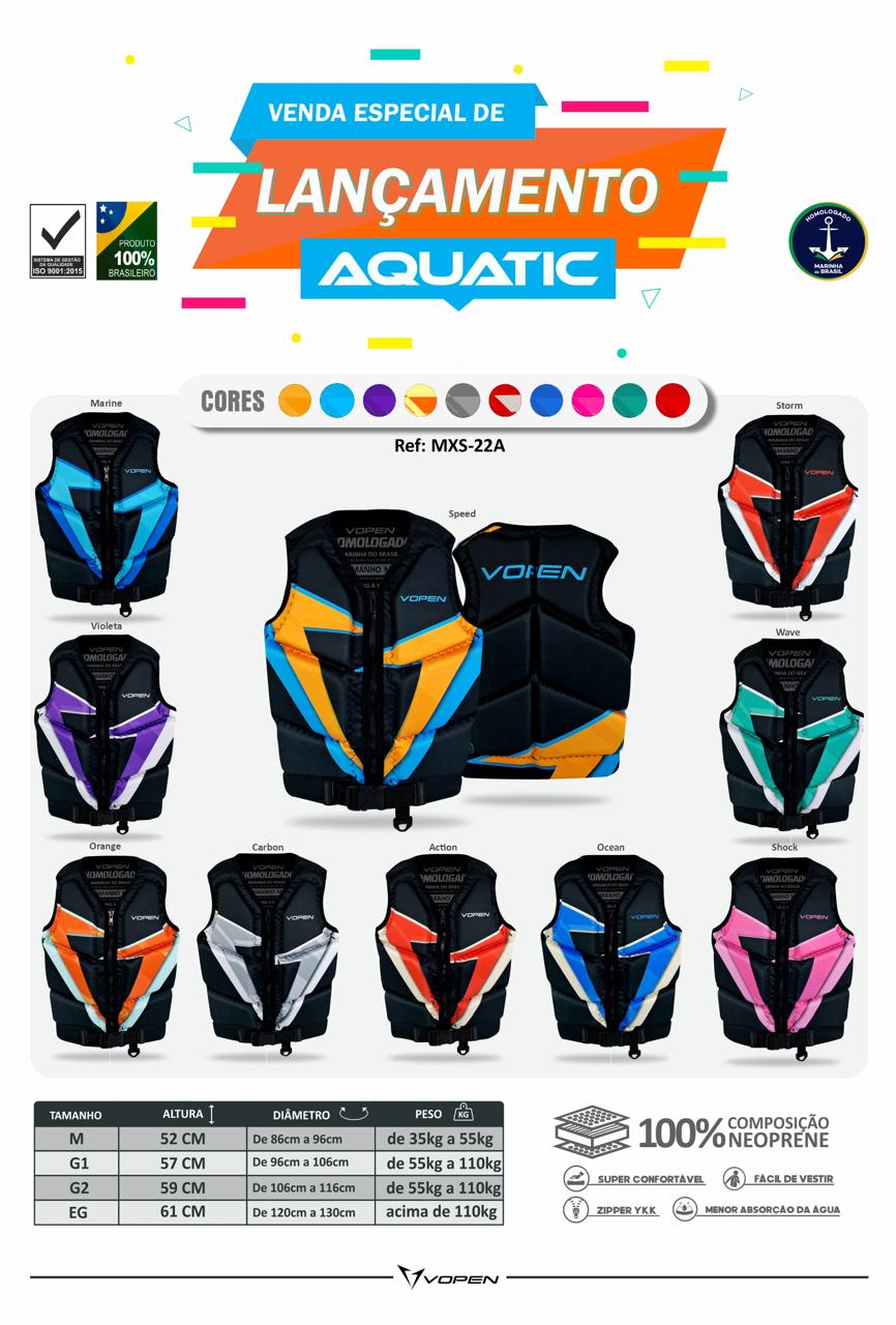 Colete Salva-Vidas Homologado Maximus Aquatic