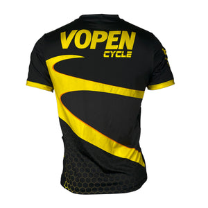 Camiseta Ciclismo Manga Curta Masculina FPU50+ - Amarelo