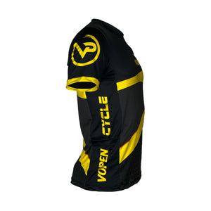 Camiseta Ciclismo Manga Curta Masculina FPU50+ - Amarelo