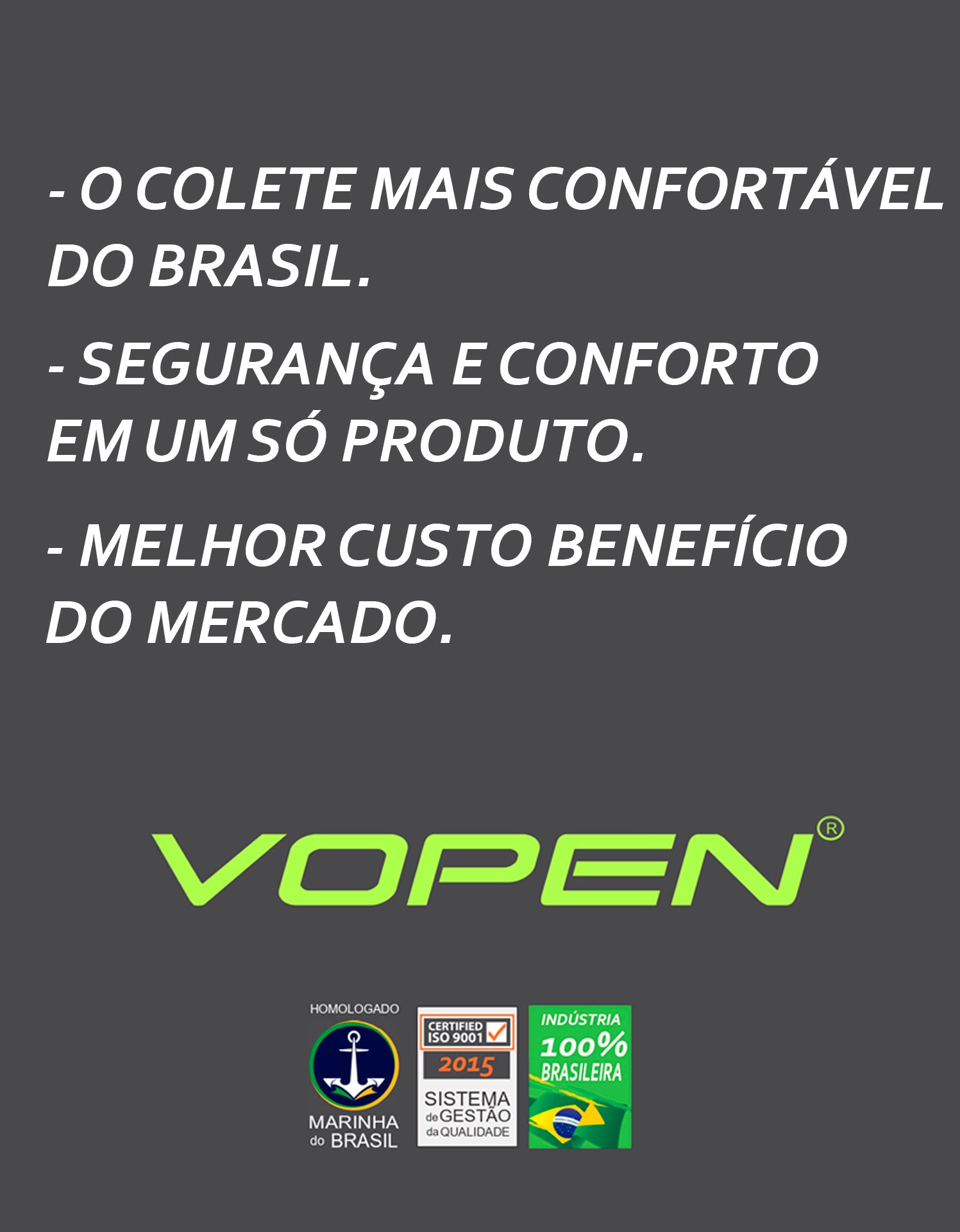 Colete Salva-Vidas Homologado Maximus