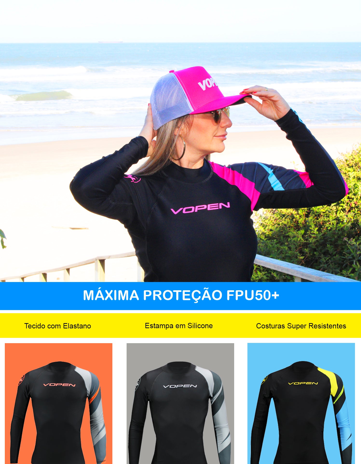 Camisa Lycra Acqua