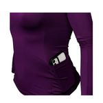 Camisa Feminina Ciclismo Manga Longa FPU50+ Bolsos na Laterais