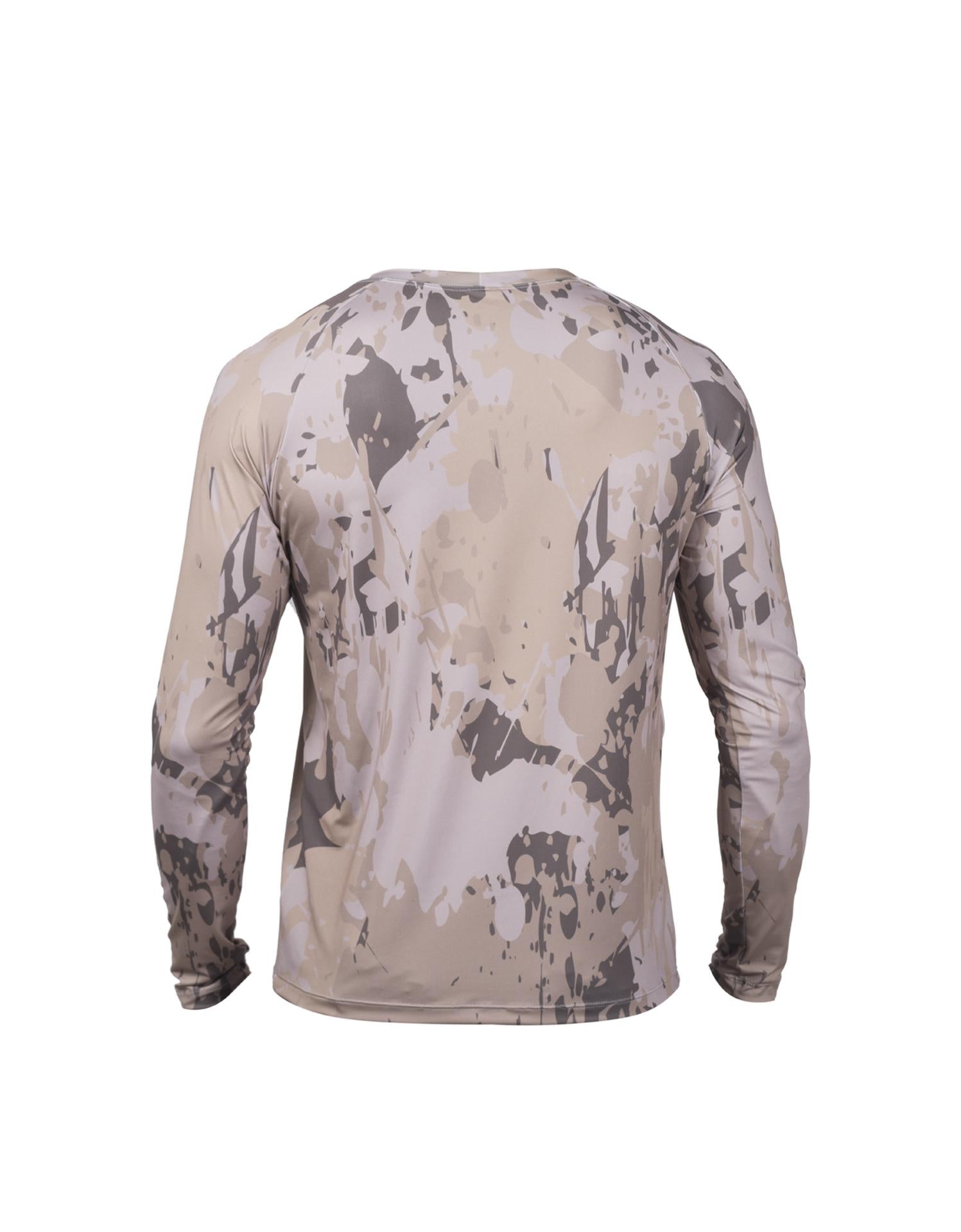 Camisa UV Masculina com Proteção Solar Manga Longa Army