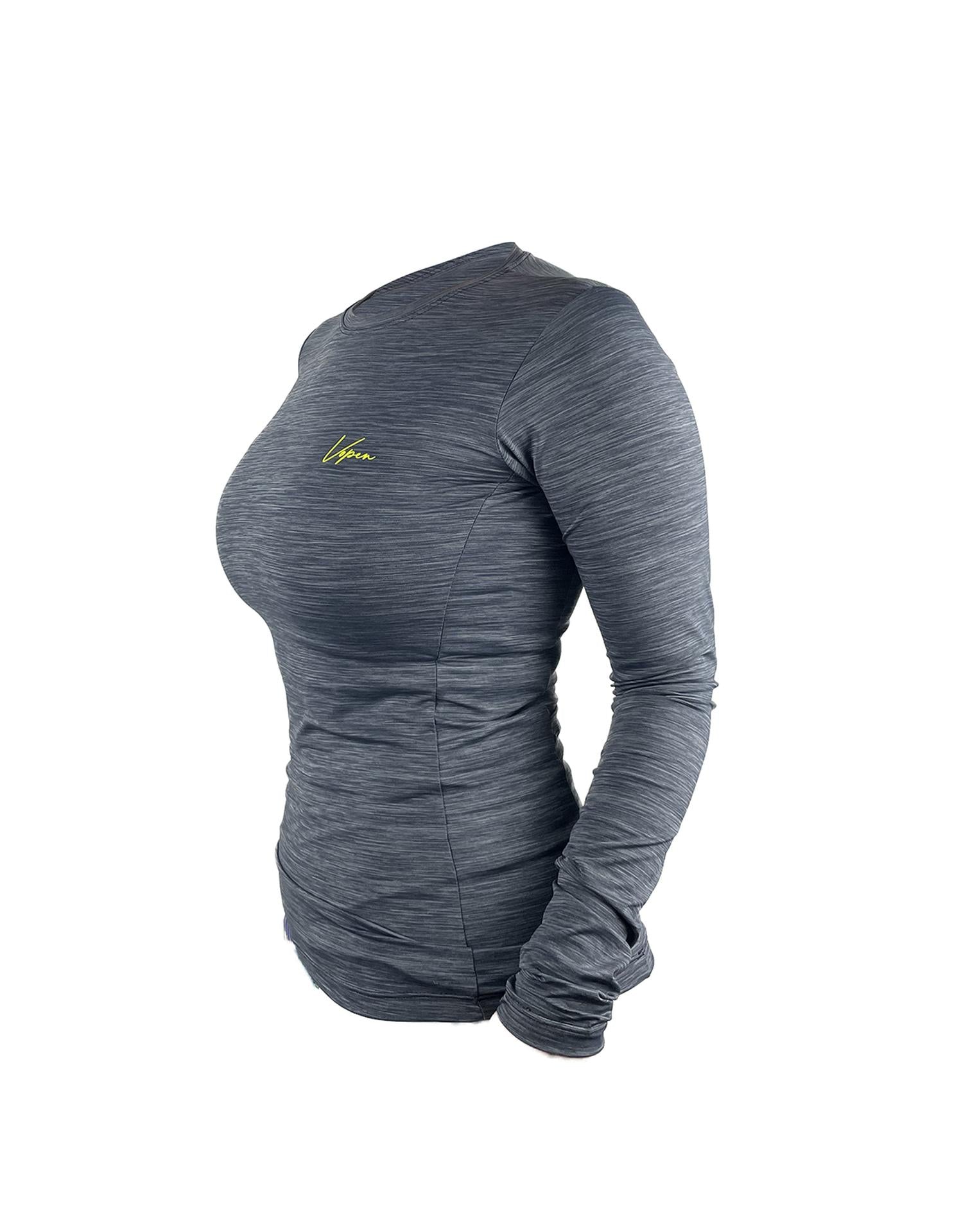 Camisa Feminina  Manga Longa FPU50+ Mescla